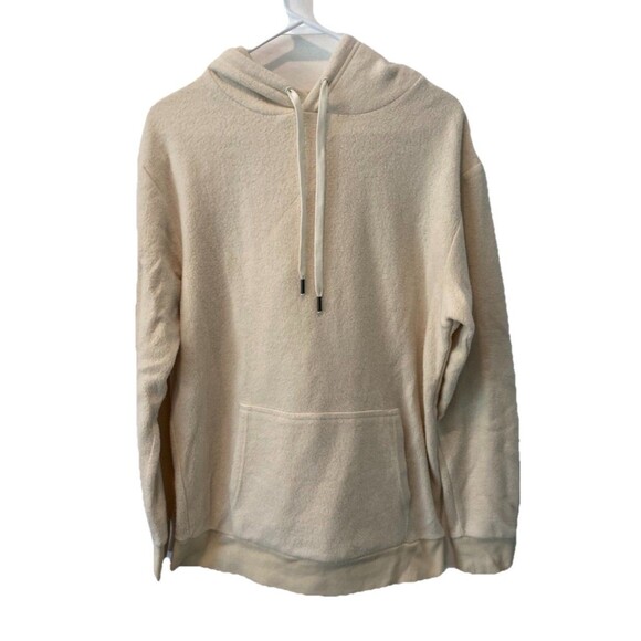 Feat Blanketblend Hoodie Sweatshirt Oatmilk Cream Size Small - Picture 1 of 7